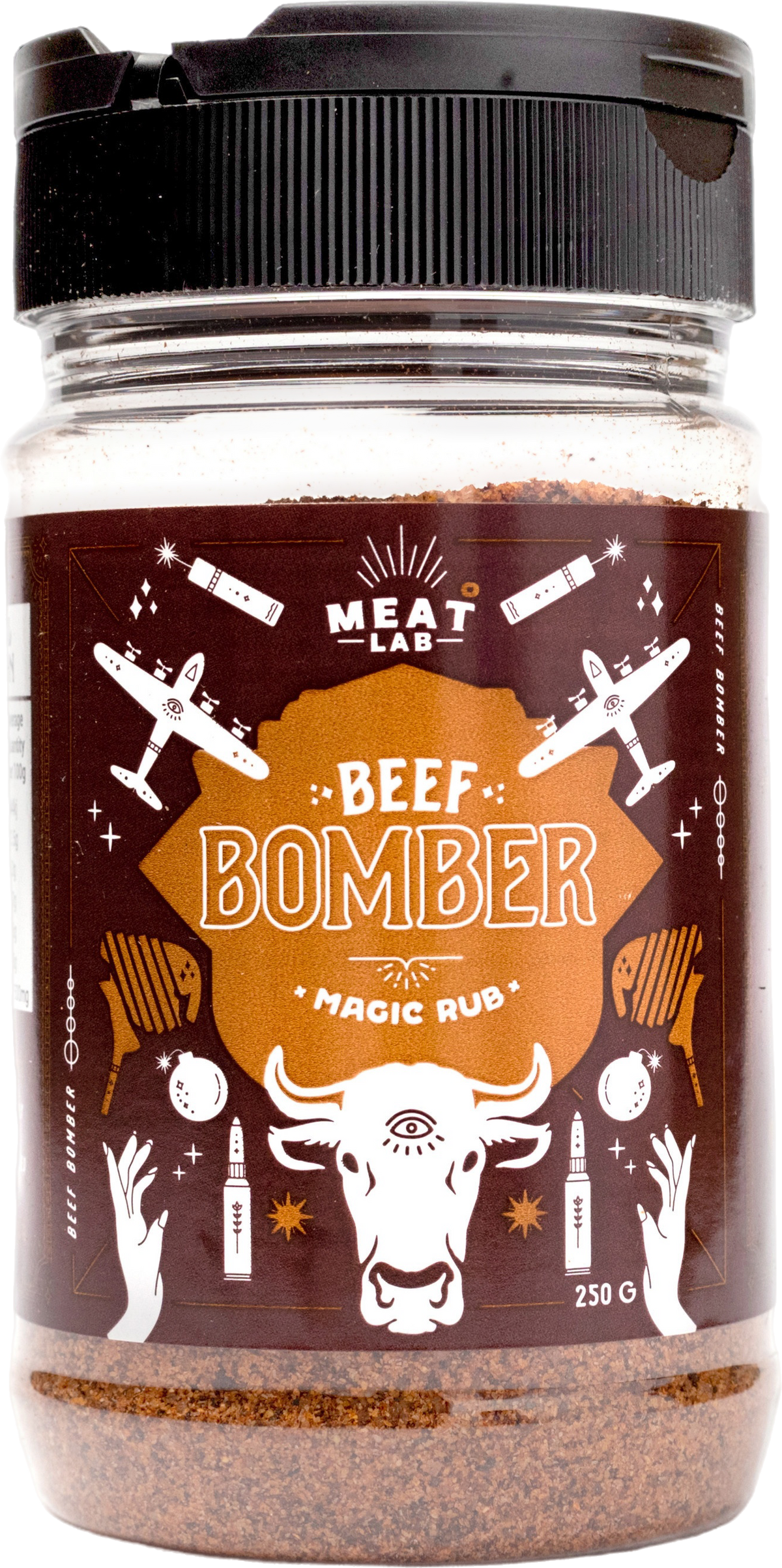 Beef Bomber jar, a Meat Lab rub for beef