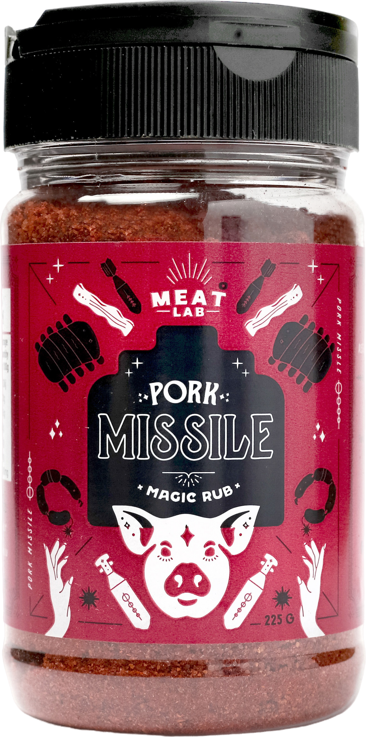 Pork Missile jar, a Meat Lab rub for pork