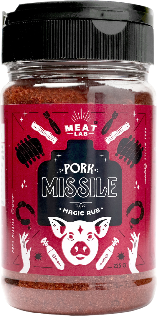 Pork Missile jar, a Meat Lab rub for pork